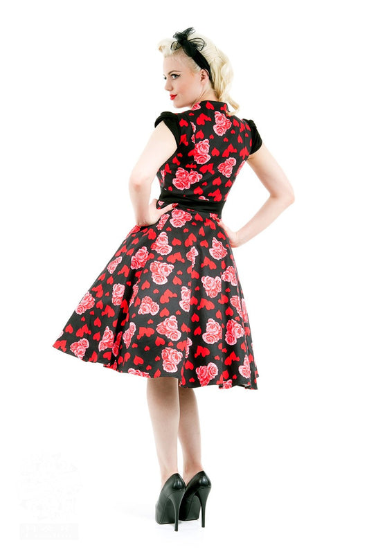 Hearts & Roses Day Dress *Final Sale*