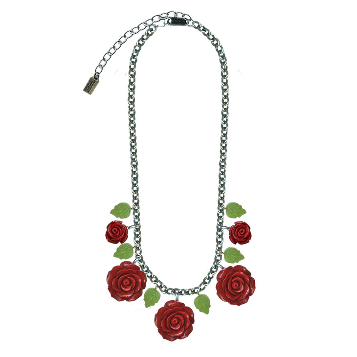 Multi Rose Necklace