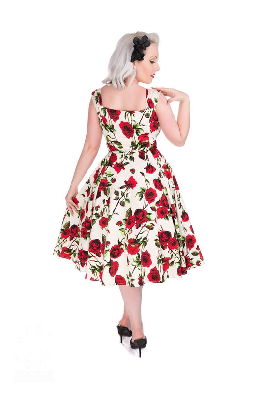 Ditsy Rose Floral Summer Dress