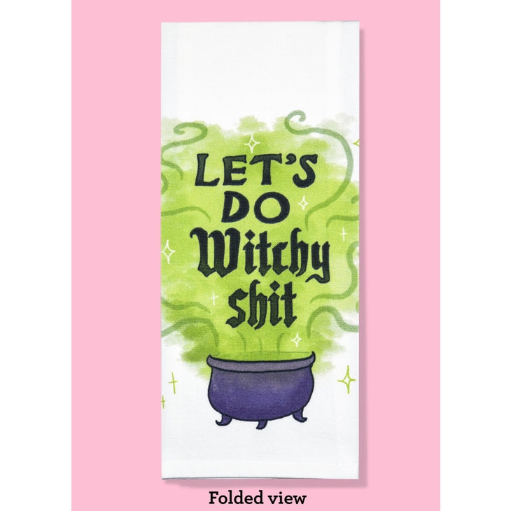 Let's Do Witchy Shit Dishtowel