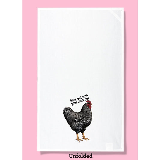 Rock Out With Your Cock Out Dishtowel