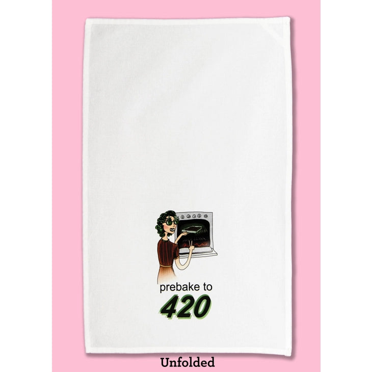 Prebake to 420 Dishtowel