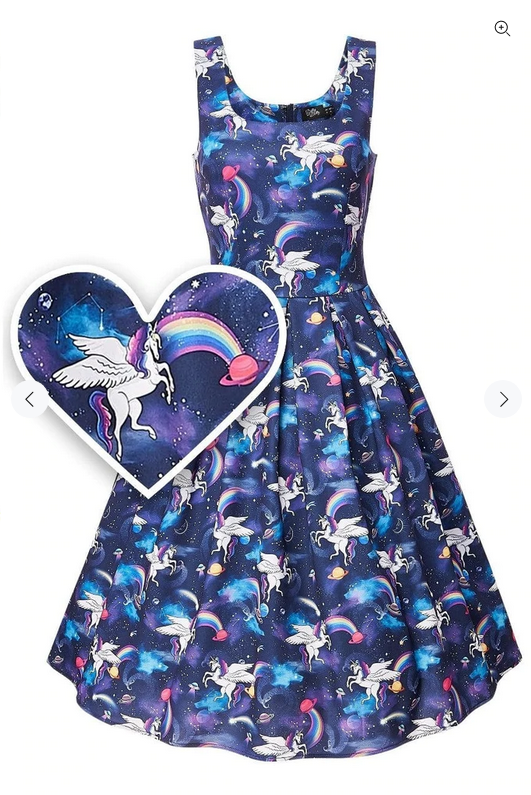 Amanda Unicorn Swing Dress *Final Sale*