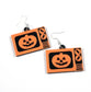 Halloween Giveaway TV Horror Statement Earrings 3D Printed