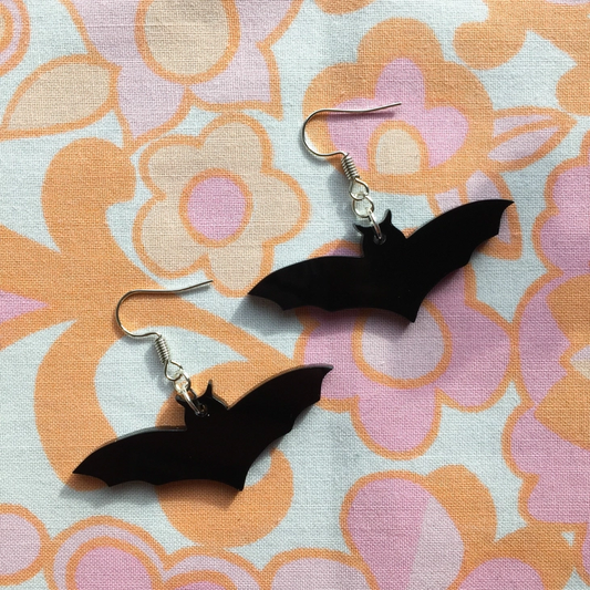 Bat Hook Earrings *Final Sale*