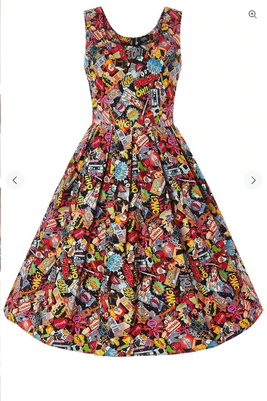 Amanda Pop Art Swing Dress *Final Sale*